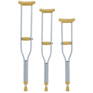 Adjustable Aluminum Underarm Crutches –  (All Sizes)